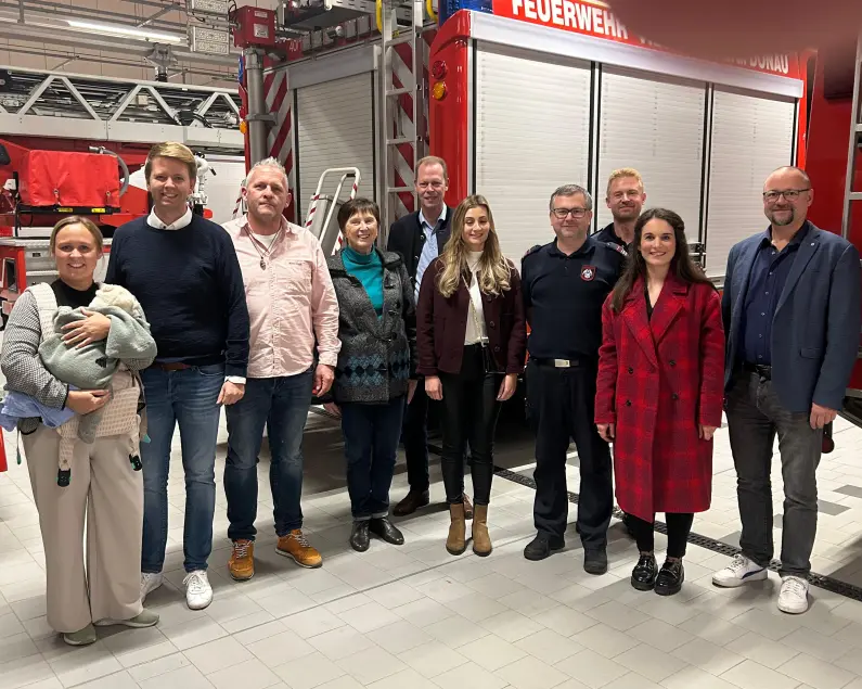 CSU und JU besuchten Feuerwehrzentrum Vilshofen